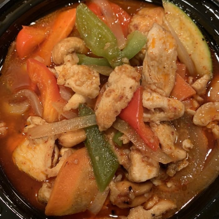 Sauteed Cashew Nuts Entree.