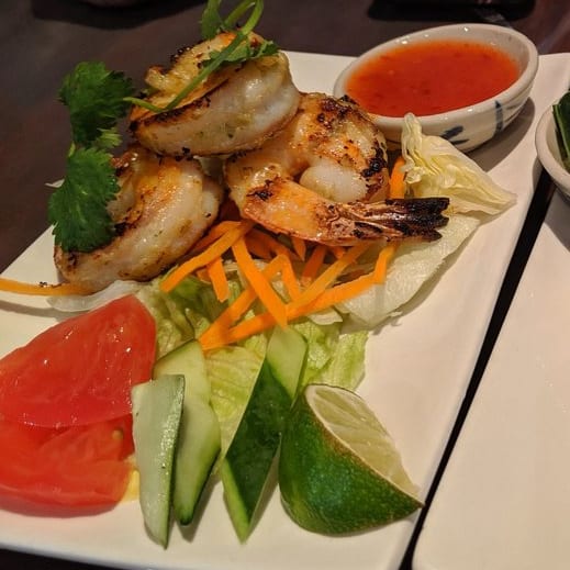 Grilled Jumbo Shrimp.