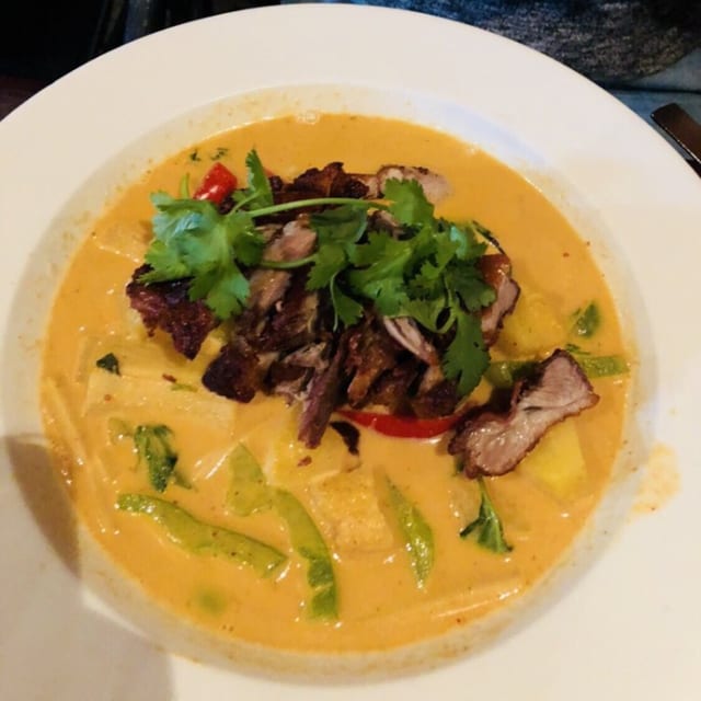 Duck in Pineapple Curry.