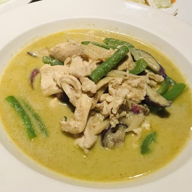 Green Curry Entree.