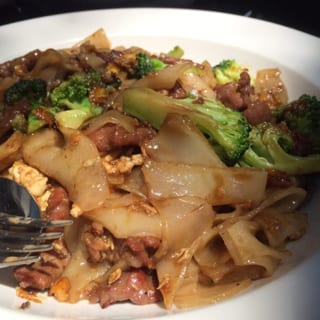 Rice Noodles and Broccoli