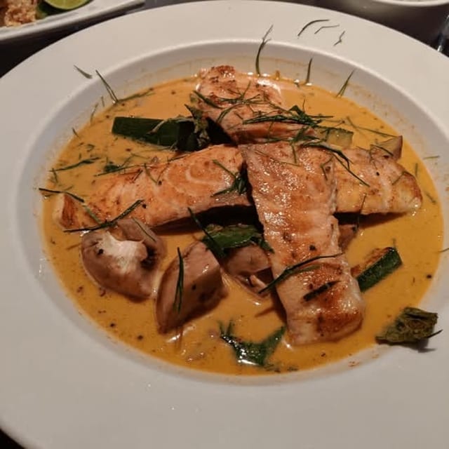 Grilled Salmon.